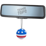 Tenna Tops USA American Patriotic Flag Car Antenna Topper - Thick Fat Antenna Fit