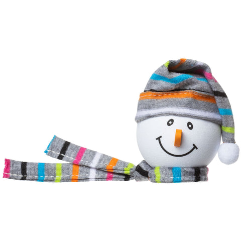 Tenna Tops Snowman Winter Hat & Scarf Car Antenna Topper (Grey) - Thick Antenna Fit