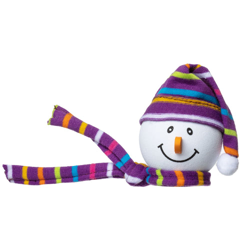 Tenna Tops Snowman Winter Hat & Scarf Car Antenna Topper (Purple) - Thick Antenna Fit