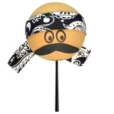 Coolballs Cool Dude Black Bandana Car Antenna Topper - Thin Antenna Fit