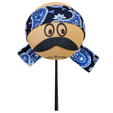 Coolballs Cool Dude Blue Bandana Antenna Topper - Thin Antenna Fit