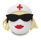 Coolballs Blonde Nurse Car Antenna Topper - Thin Antenna Fit