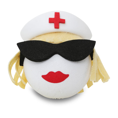 Coolballs Blonde Nurse Car Antenna Topper - Thin Antenna Fit
