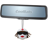 Coolballs Brunette Nurse Car Antenna Topper - Thin Antenna Fit