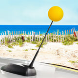 Coolballs Plain Yellow Car Antenna Ball - Thin Antenna Fit