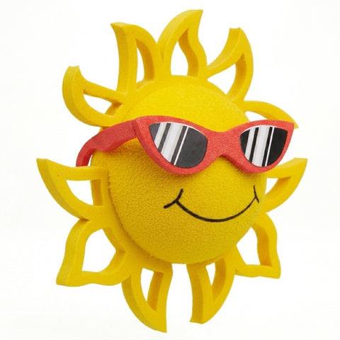 Coolballs California Sunshine Car Antenna Topper (Red Shades) - Thin Antenna Fit