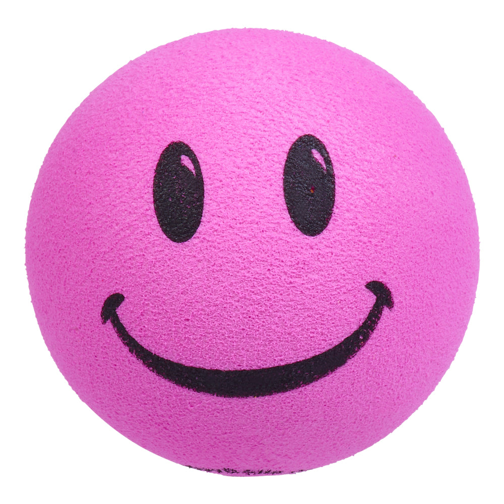 ..HappyBalls Happy Smiley Face Car Antenna Topper (Pink) - Thick Antenna Fit
