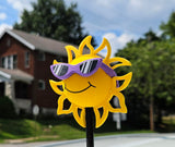 Coolballs California Sunshine Car Antenna Topper  (Purple Shades) - Thick Antenna Fit