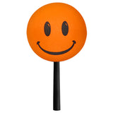 ..HappyBalls Happy Smiley Face Car Antenna Topper (Orange) (Fits Thick Antenna)