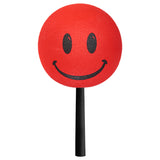 ..HappyBalls Happy Smiley Face Car Antenna Topper (Red) - Thick Antenna Fit