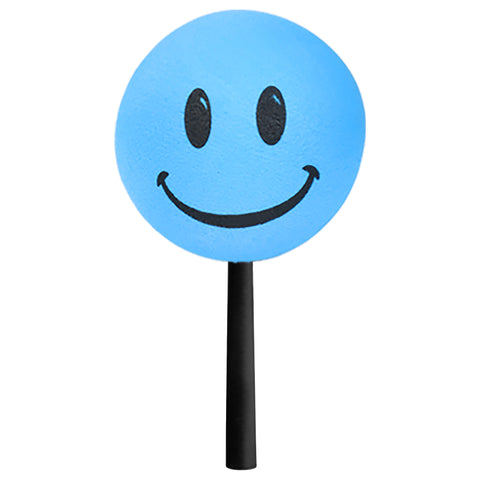 ..Tenna Tops Happy Smiley Face Car Antenna Ball (Blue) - Thick Antenna Fit
