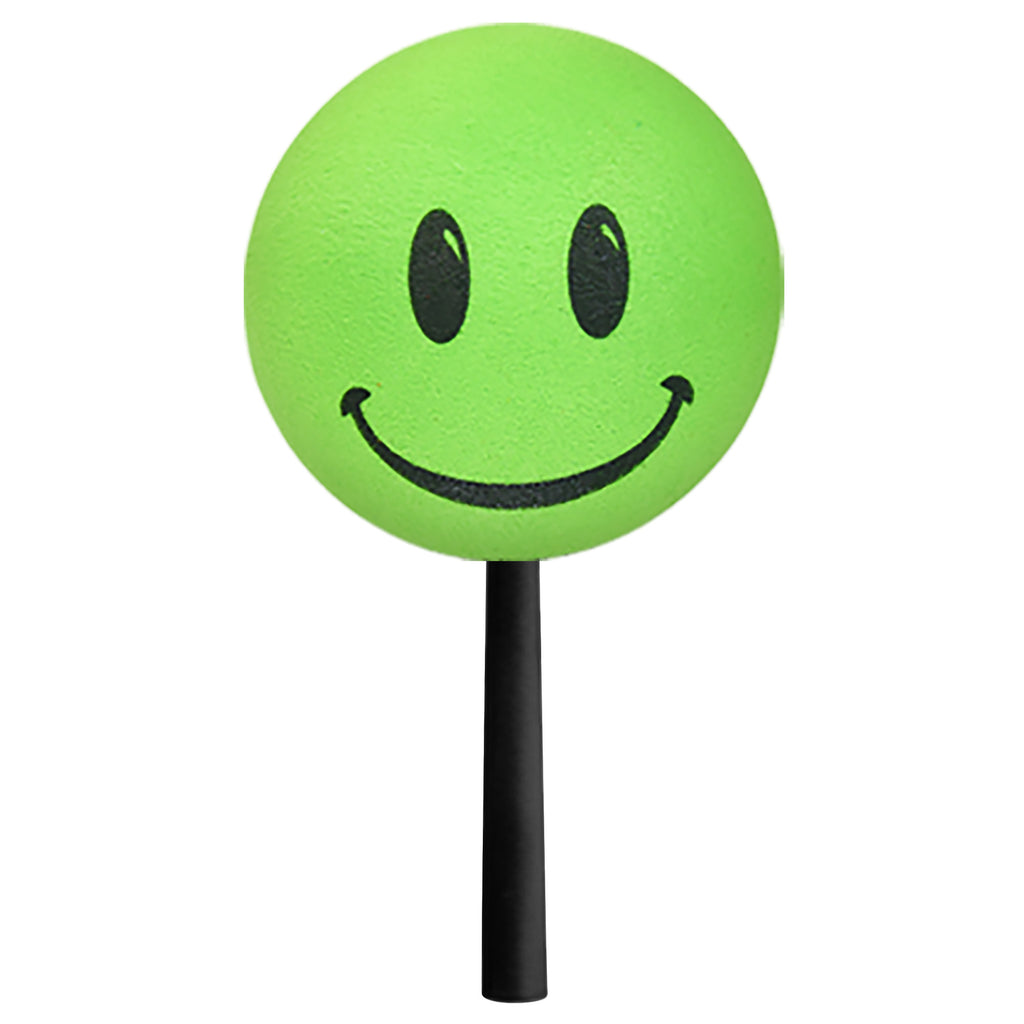 ..HappyBalls Happy Smiley Face Car Antenna Topper (Green) - Thick Antenna Fit