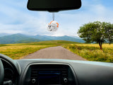 *Tennessee Volunteers Hanging Rear-View Mirror Car Charm Dangler (College Football)