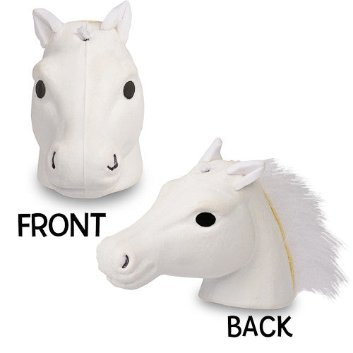 Coolballs White Horse Car Antenna Topper/Auto Mirror Dangler/Cute Dashboard Accessory