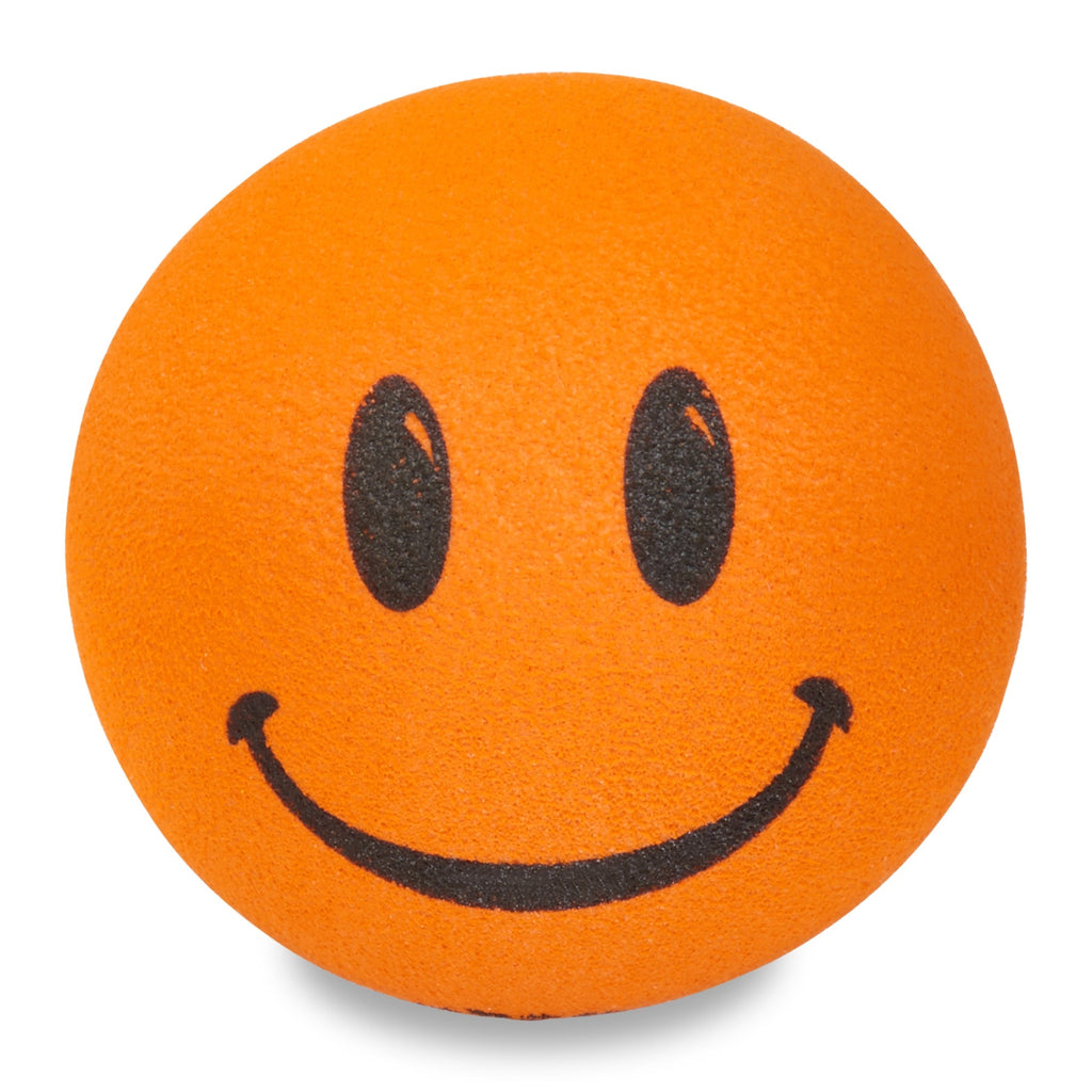 ..HappyBalls Happy Smiley Face Car Antenna Topper (Orange)
