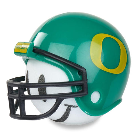 Oregon Ducks Antenna Topper / Mirror Dangler / Auto Dashboard Buddy (White Smiley) (College Football)