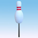 Tenna Tops Bowler Bowling Pin Car Antenna Topper / Mirror Dangler / Auto Dashboard Accessory