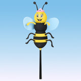 Tenna Tops Queen Bee Car Antenna Topper / Auto Mirror Dangler / Cute Dashboard Accessory