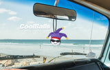 Coolballs Cool Jester Car Antenna Topper / Mirror Dangler / Dashboard Buddy (Auto Accessory)