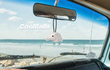 Coolballs White Horse Car Antenna Topper/Auto Mirror Dangler/Cute Dashboard Accessory