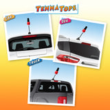Tenna Tops Red Nail Polish Bottle Car Antenna Topper / Auto Mirror Dangler / Cute Dashboard Accessory
