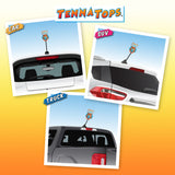 Tenna Tops Blue Owl Car Antenna Topper / Auto Mirror Dangler / Cute Dashboard Accessory