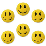 ..HappyBalls Happy Smiley Face Car Antenna Toppers / Auto Dashboard Accessories (Pack of 6 Yellow)