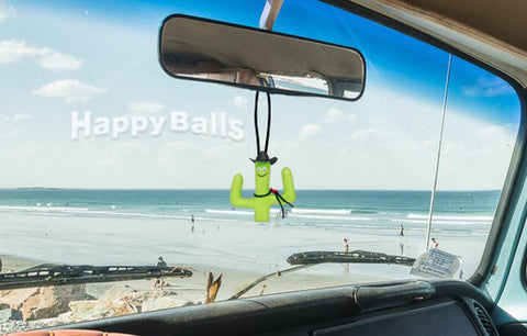 HappyBalls Diversión Beach Ball Coche Antena Topper / Auto