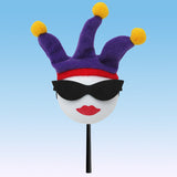 Coolballs Cool Jesterette Car Antenna Topper / Mirror Dangler / Cute Dashboard Buddy (Auto Accessory)