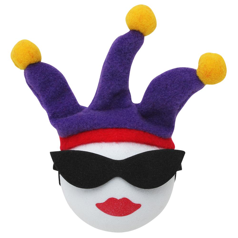 Coolballs Cool Jesterette Car Antenna Topper - Thin Antenna Fit