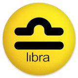 HappyBalls Birth Sign - Libra Car Antenna Topper / Mirror Dangler / Auto Dashboard Accessory