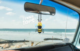 Tenna Tops Queen Bee Car Antenna Topper / Auto Mirror Dangler / Cute Dashboard Accessory