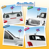 Coolballs Cool Jester Car Antenna Topper / Mirror Dangler / Dashboard Buddy (Auto Accessory)