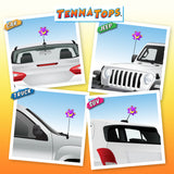 Tenna Tops Cute Frog Car Antenna Topper / Mirror Dangler / Auto Dashboard Accessory (Purple)