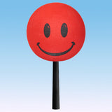 ..HappyBalls Happy Smiley Face Car Antenna Topper / Auto Dashboard Accessory (Red)