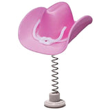 Tenna Tops Pink Cowgirl Hat Car Antenna Topper / Auto Mirror Dangler / Cute Dashboard Accessory
