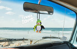 Tenna Tops Penguin Car Antenna Topper/Auto Mirror Dangler/Cute Dashboard Accessory (Green)