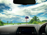 Atlanta Braves Hat Car Antenna Topper / Mirror Dangler / Auto Dashboard Accessory (MLB Baseball)