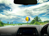 HappyBalls Fun Beach Ball Car Antenna Topper / Mirror Dangler / Auto Dashboard Accessory