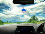 Tenna Tops USA American Patriotic Flag Car Antenna Topper / Auto Dashboard Accessory