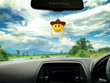 HappyBalls Cute Cowgirl Car Antenna Topper / Auto Mirror Dangler / Dashboard Accessory