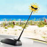 Coolballs California Sunshine Car Antenna Topper / Mirror Dangler / Auto Dashboard Accessory (Black Shades)