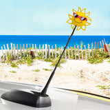 Coolballs California Sunshine Car Antenna Topper / Mirror Dangler / Auto Dashboard Accessory (Red Shades)