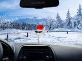 Coolballs Cool Santa Car Antenna Topper / Mirror Dangler / Auto Dashboard Accessory