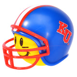 Kansas Jayhawks Helmet Head Team Car Antenna Topper / Desktop Bobble Buddy (College Football)(Yellow Face)