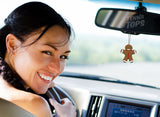 Tenna Tops Gingerbread Car Antenna Topper / Mirror Dangler / Cute Dashboard Accessory