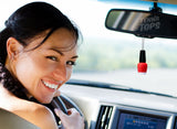 Tenna Tops Red Nail Polish Bottle Car Antenna Topper / Auto Mirror Dangler / Cute Dashboard Accessory