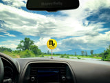 HappyBalls Birth Sign - Scorpio Car Antenna Topper / Mirror Dangler / Auto Dashboard Accessory