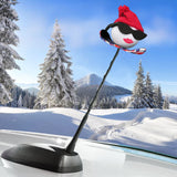 Coolballs Cool "Half Pipe Hottie" Snowboarder Car Antenna Topper / Cute Dashboard Accessory