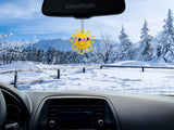 Coolballs California Sunshine Car Antenna Topper / Mirror Dangler / Auto Dashboard Accessory (Pink Shades)